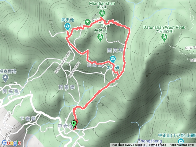 清天宮到向天山