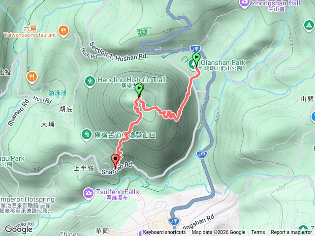 紗帽山步道預覽圖