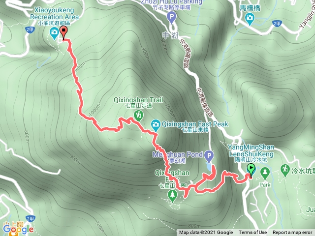 七星山主東峰夢幻湖之戀