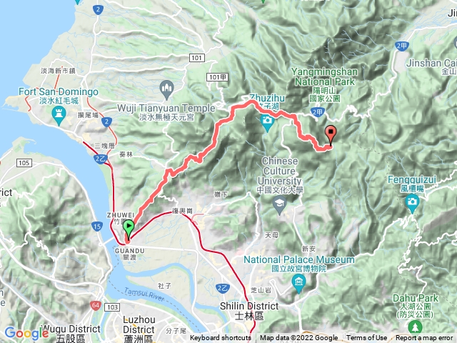 關渡捷運站-冷水坑