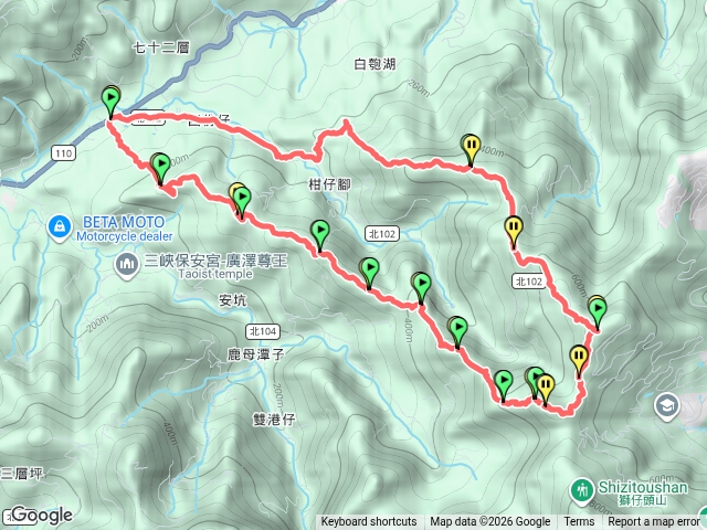 三峽安坑七山-安新山，安坑山，粽串尖，粽串尖東峰，粽串尖東北峰，大丘田山，十七寮山
