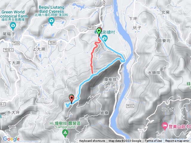 北五指山連走軟橋山O型環繞