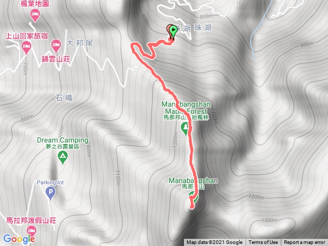 馬那邦山-珠湖登山口