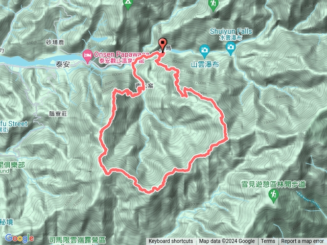 鳥洗縱走-災難：冬瓜山步道完全崩潰壞，差點無法下山