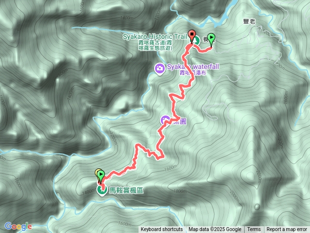 霞喀羅古道預覽圖