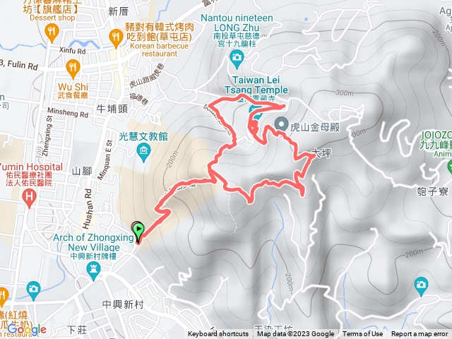 虎山步道至金母殿