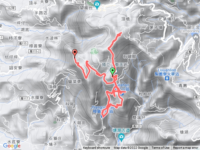 大龍山👉獨立山👉樟腦寮車站👉獨立山車站👉阿拔泉山👉觀音石山🤔