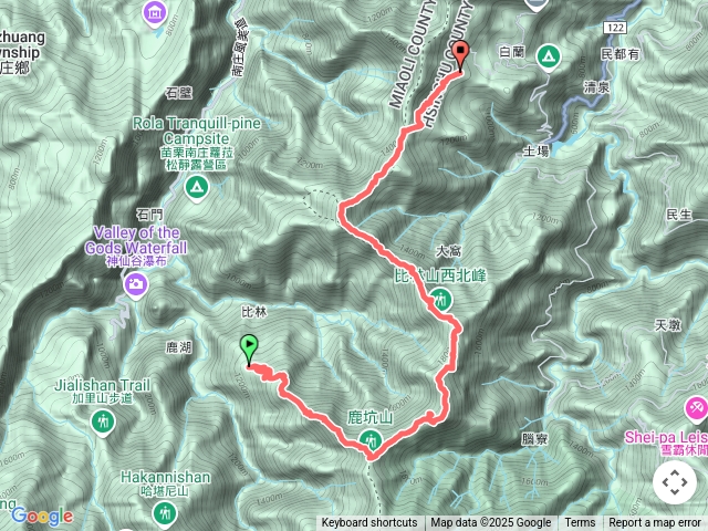 新竹五峰天際線_鹿鹿尤南比大縱走(鹿山農場-八角亭)