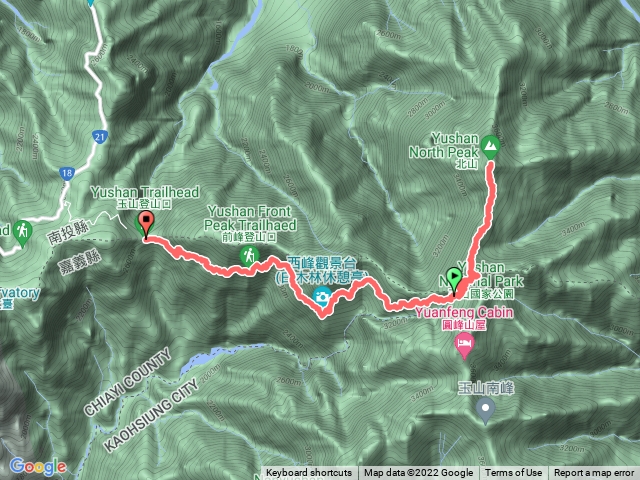 20220708玉山主北下山