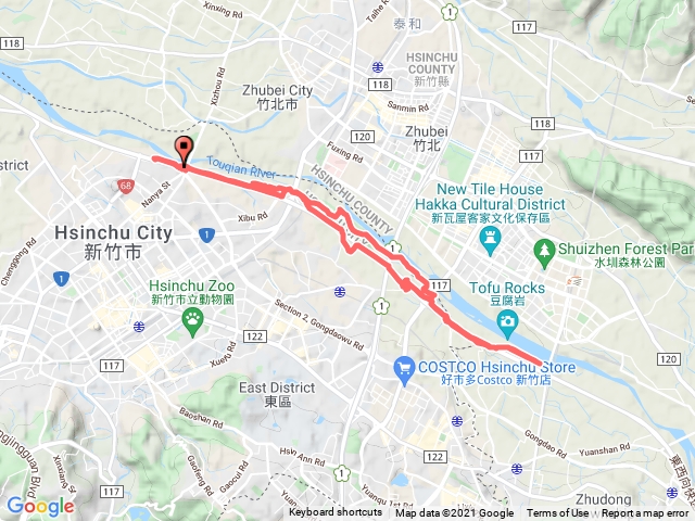 頭前溪彩虹橋夜跑
