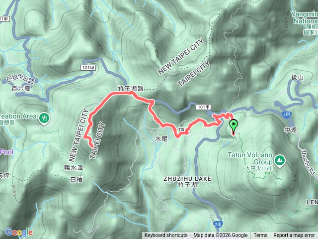 小油坑大屯山折返