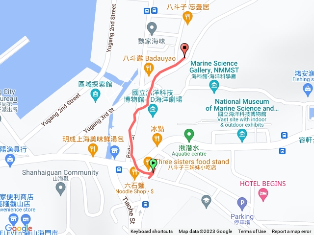 基隆海科館休閒路線