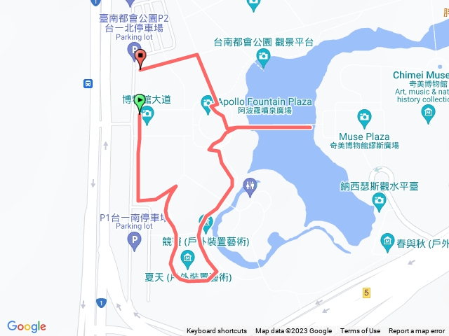 臺南都會公園(奇美博物館)1