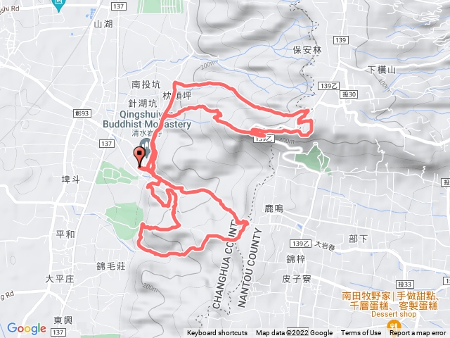 十八彎古道/中央嶺步道/長青自行車道/山湖步道/橫山