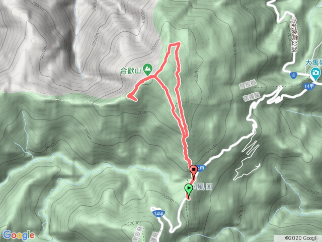 合歡山北峰-1/6西峰-小西營地