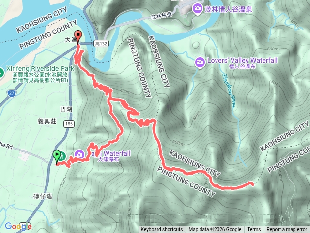 大津瀑布上尾寮山預覽圖