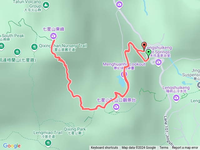 夏日七星山夢幻湖與東峰