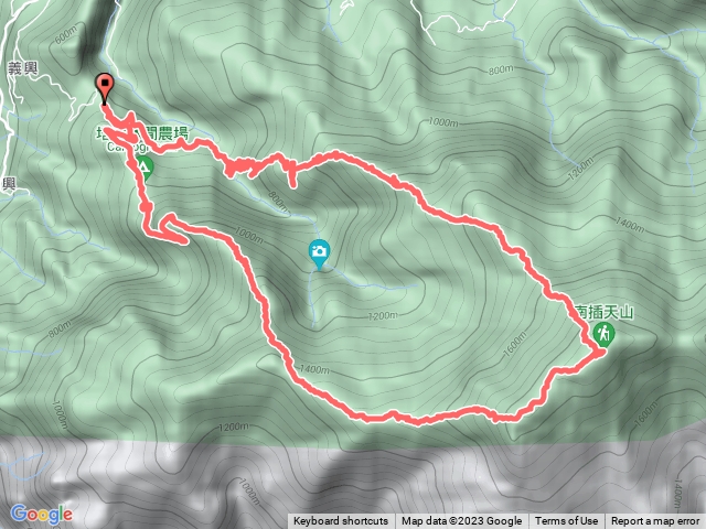 義興山上南插天山O型之自力更生盃