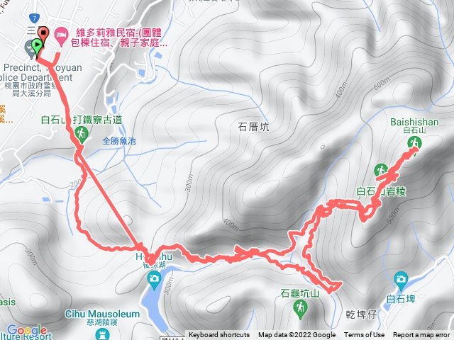 打鐵寮古道連走白石山O型