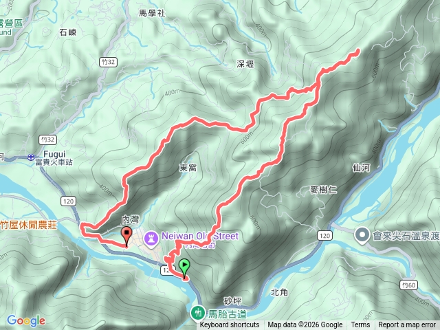 20260308內灣三山(內灣山-麥樹仁山南峰-麥樹仁山-舊砲台山-加那排山-白石湖山)