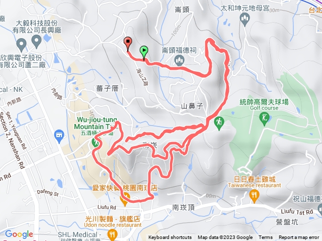 五酒桶山縱横