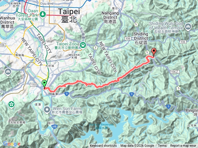 環大台北天際線第一段（新店至石碇）15連峰預覽圖