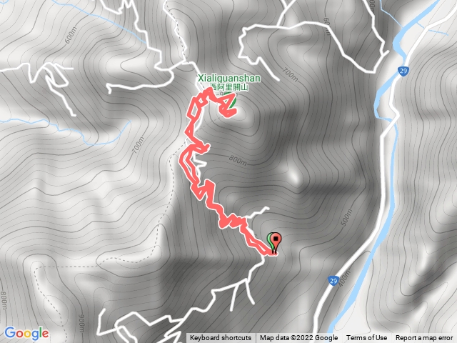 111.3.14西阿里關山（小百岳66，東側登山口台29縣道）