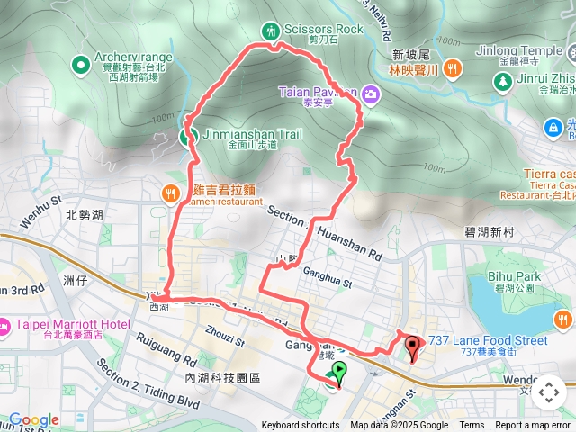 內湖金面山親山步道