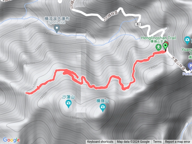 橫嶺山自然步道0-3.6k處預覽圖
