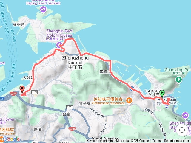 海科館—容軒步道—海路小廚—官邸作客