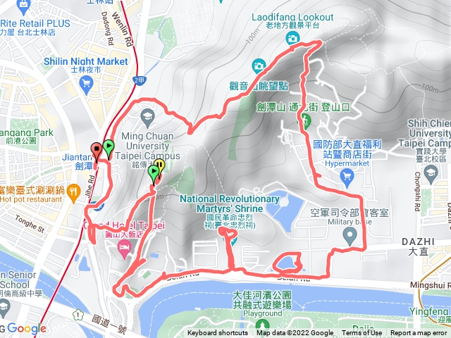 劍潭山環狀路線