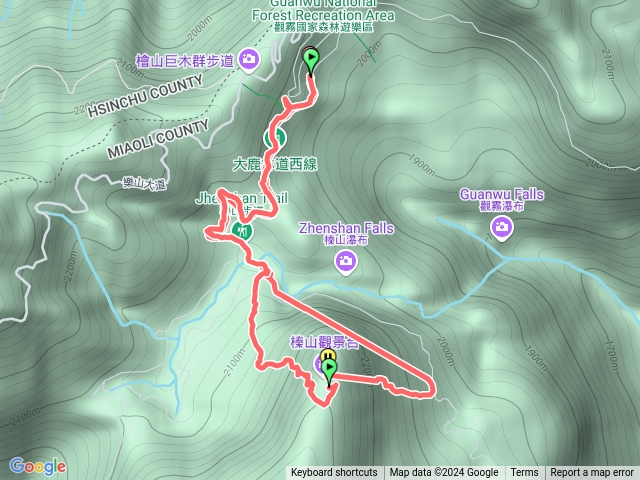 榛山登山步道預覽圖