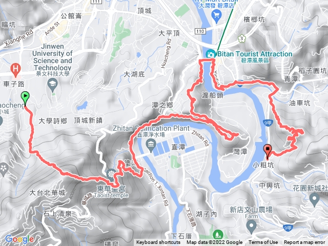 新店四潭縱走（塗潭山+灣潭山+碧潭山+青潭尖）