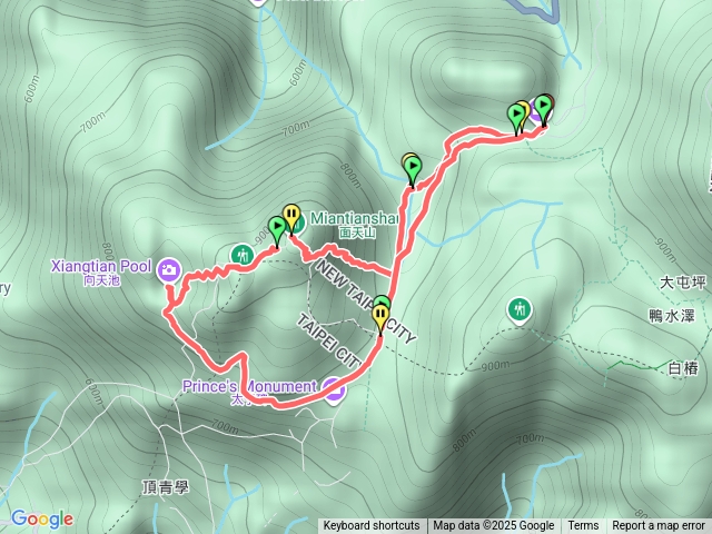 二子坪、面天山、向天山池