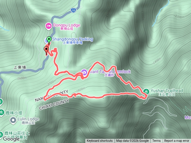 2026.8.19.塔塔加森林O繞楠溪林道.大鐵杉.麟趾山.玉山登山口步道健行8.7公里