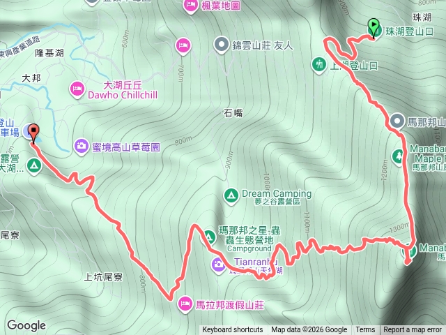 馬那邦山U型