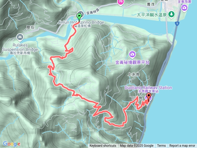 金瀧多越嶺古道預覽圖