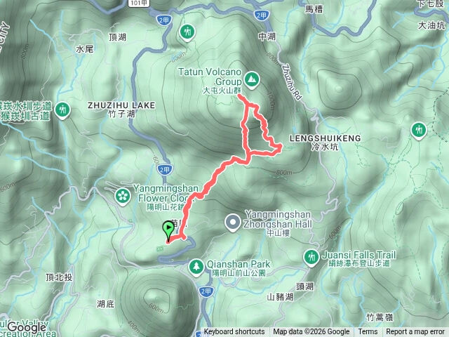 TK陽明山第二停車場七星山主東峰七星公園預覽圖
