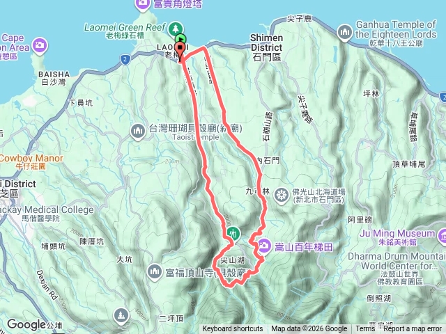2026 08 11青山瀑布~尖山湖步道~嵩山梯田O型