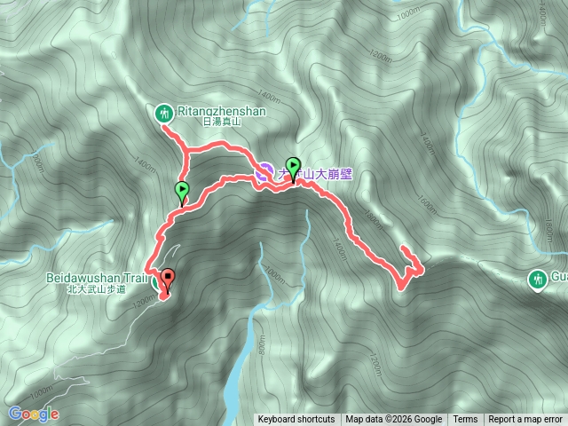 日湯真山+西大武山預覽圖