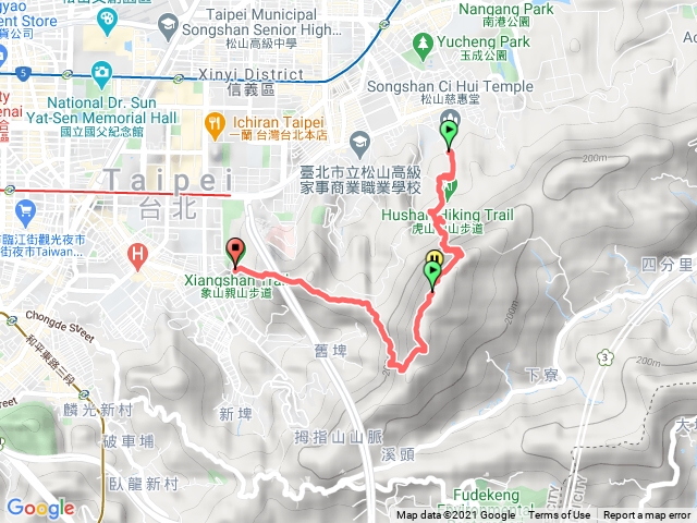 虎山+九五峰+南港山+象山