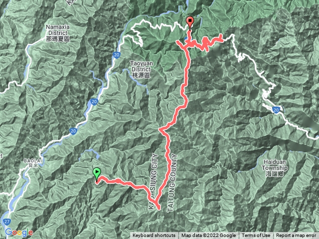 20220402 - 0406 南一段逆走+南橫二星(天池出)