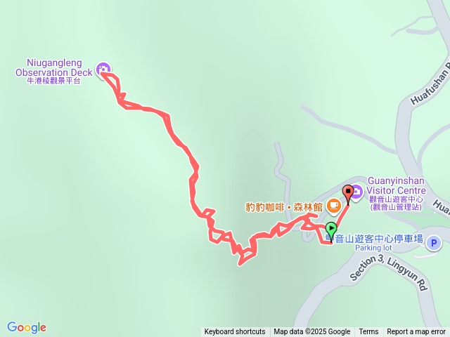 牛港稜山登山步道往返預覽圖