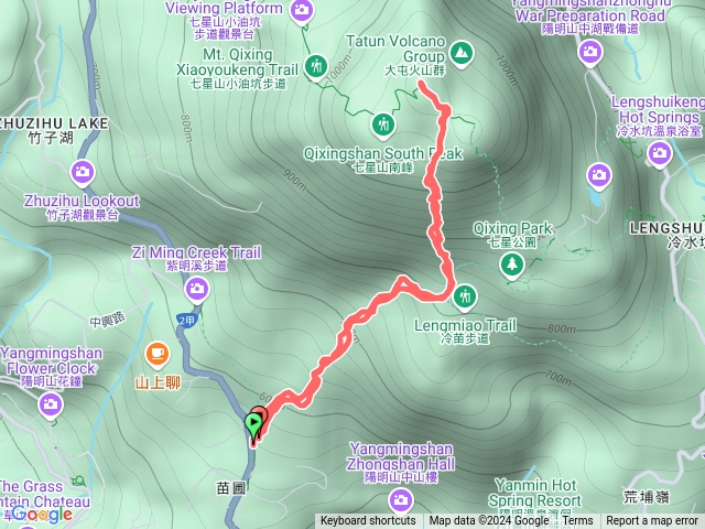 本想再三進三出，但天氣似乎不太穩定，就直接走完苗圃線了。預覽圖