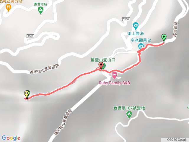 魯壁山來回