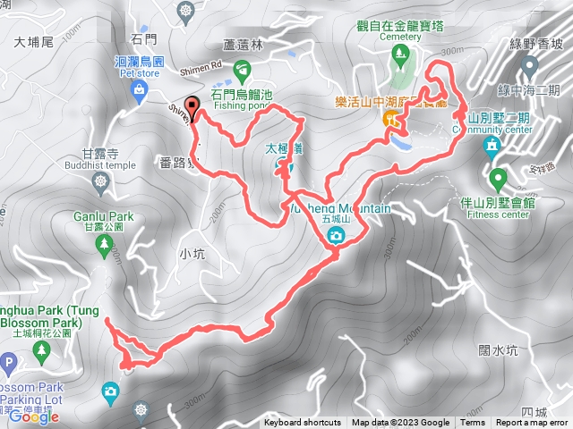 天上山-將軍領-文筆山-O型走