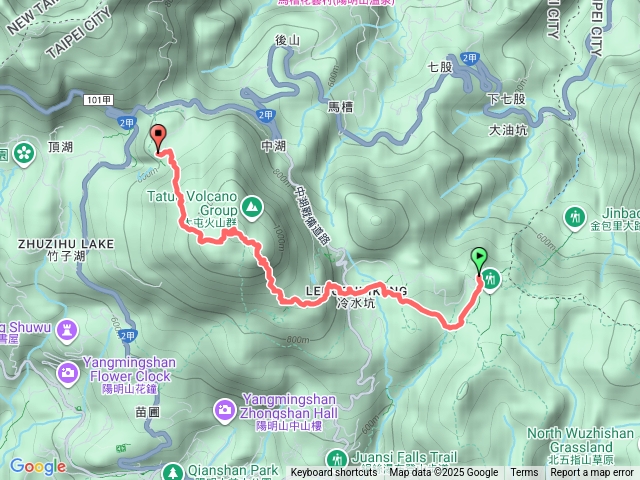 擎天崗到小油坑預覽圖