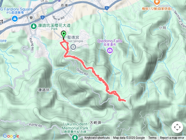 大尖山四分尾山