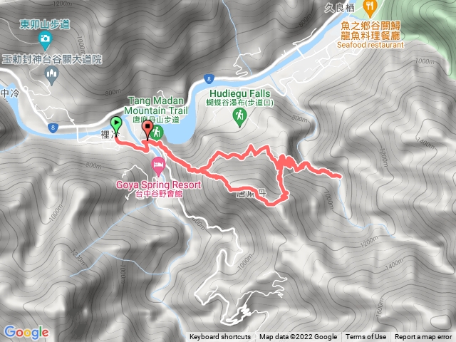 唐麻丹山步道-裡冷-蝴蝶谷