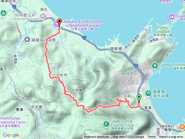 2025-08-26翡翠灣玉田古道八斗坑內古道台電北展管